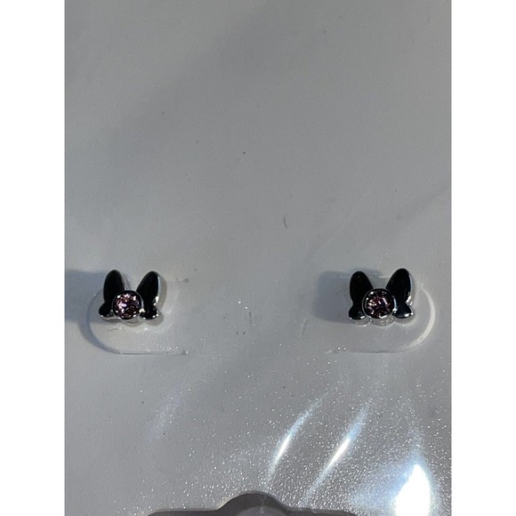 Minnie Mouse Bow Disney Park Arribas Earrings Made with Crystals from Swarovski - Picture 4 of 5